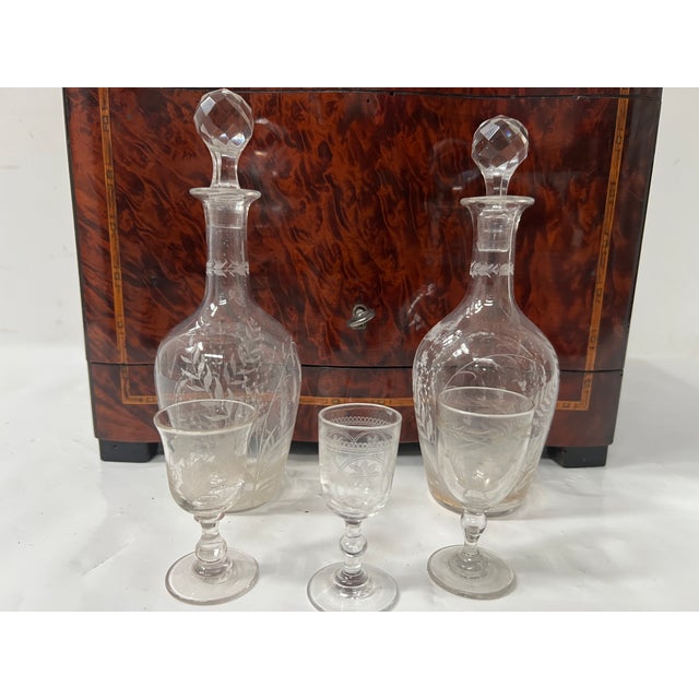 Amtique Boulle Liqueur Cabinet, 1800s For Sale - Image 3 of 17