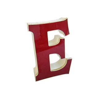 Large Dimensional Salvaged Marquee Letter 'E' For Sale