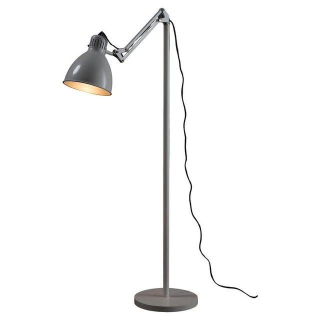 All-White Arma Adjustable Floor Lamp from Metalarte, 1970s For Sale - Image 10 of 10