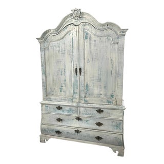 Painted Dutch Cupboard, 19th Century For Sale