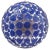 21st Century Blue Pulegoso Disco Sputnik Chandelier by Fabio Ltd For Sale - Image 10 of 10