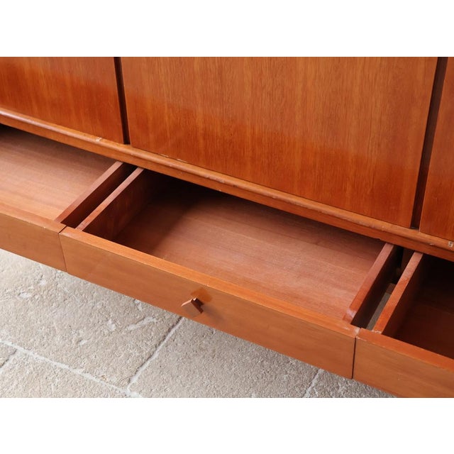 Mid-Century Modern Teak Sideboard by Gaston Poisson, 1960s For Sale - Image 14 of 16