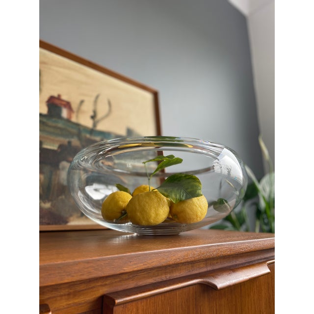 Mid-Century Modern Danish Provence Glass Bowl by Per Lütken for Holmegaard, 1950s For Sale - Image 3 of 10