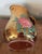 Antique 19th Century English Regency Staffordshire Copper Luster Pitcher With Relief Molded Pink Roses For Sale - Image 13 of 14
