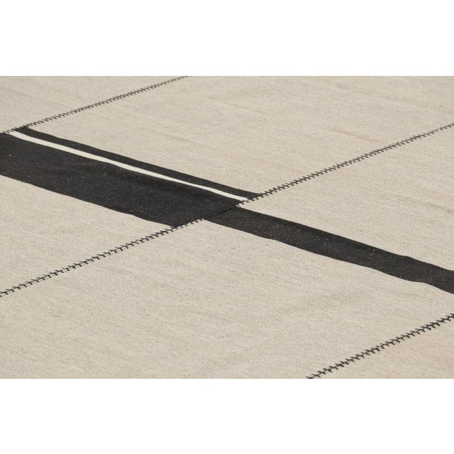 Handwoven in wool, this 9x12 contemporary Kilim is from an exciting new custom-capable flatweave collection by Rug &...