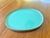 Vintage Banseki Japanese Ceramic Platters With Blue Glaze - a Pair For Sale - Image 10 of 16