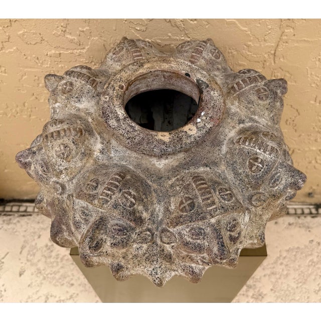 Pre-Colombian Handcrafted Perpetual Head Vase For Sale In Miami - Image 6 of 8