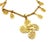 1990s Chanel Vintage Gold Plated CC Filigree Paisley Necklace For Sale - Image 5 of 6