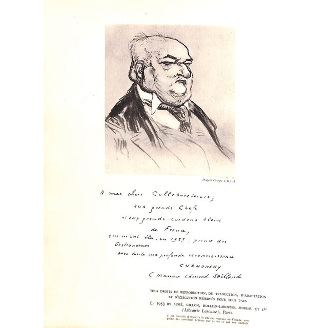 Traditional "Cuisine Et Vins De France" 1953 Curnonsky For Sale - Image 3 of 7