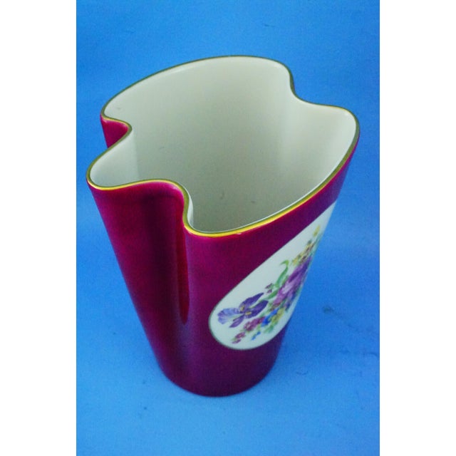 Vintage Porcelain Cartoccio-Shaped Vase by Guido Andlovitz for SCI Verbano, 1930s For Sale - Image 12 of 18