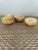 Fabulous set of four pumpkin squash bowls in ceramic by Williams Sonoma, dating to the 1990’s. Gorgeous rich neutral...