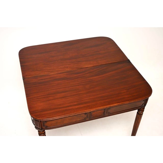 Brown Antique Georgian Console Table, 1800 For Sale - Image 8 of 11