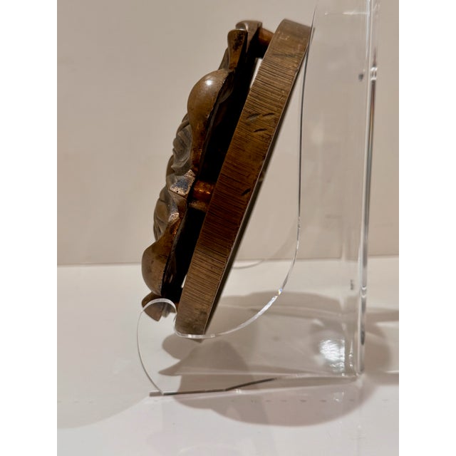 Mid 20th Century Midcentury Cast Bronze Rosette by Sheldow Mfg. Co. — Model R-1-P Architectural Finial For Sale - Image 5 of 8