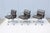Metal Mid-Century Distressed Gray Leather Eames Soft Pad Management Chair by Herman Miller For Sale - Image 7 of 18