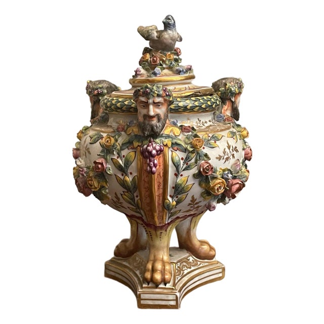 Ceramic Potiche, 19th Century For Sale