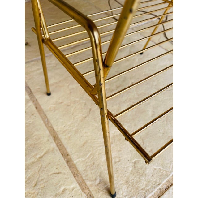 Mid-Century Floor Lamp with Integrated Side Table, 1960s For Sale - Image 6 of 18