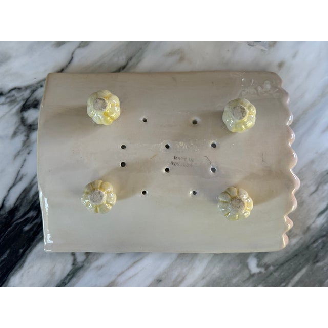 Rustic European Made in Portugal Asparagus Dish For Sale - Image 3 of 11