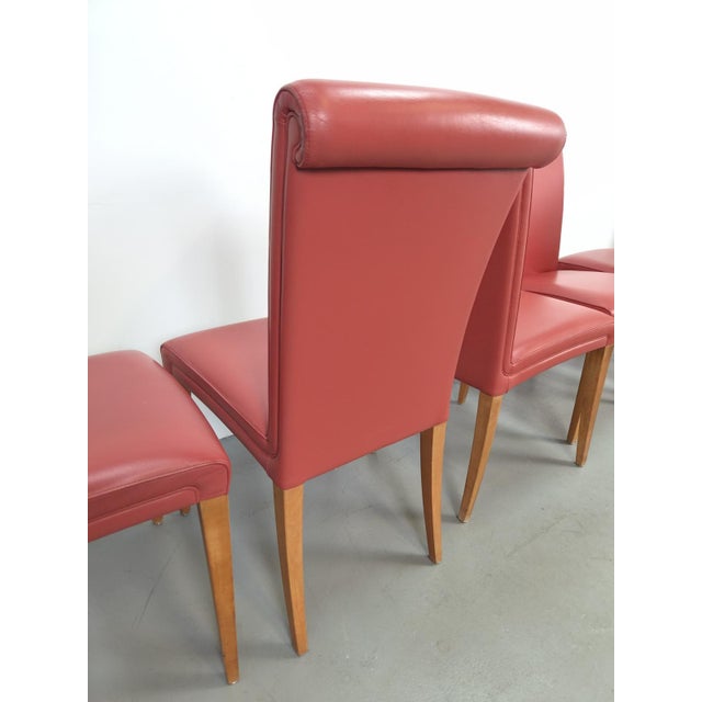 Vittoria Dining Chairs from Poltrona Frau, 1990s, Set of 6 For Sale - Image 10 of 13