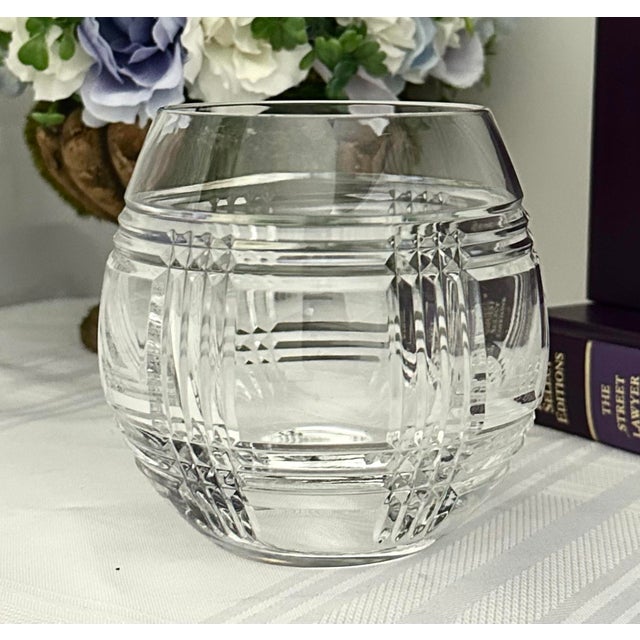 Vintage Ralph Lauren Glen Plaid Roly Poly Glass - 1 For Sale - Image 9 of 10