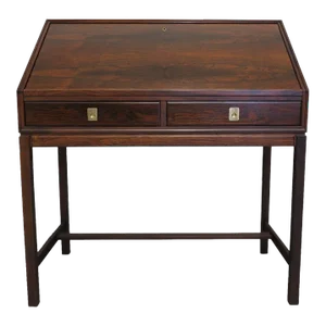 Mid 20th Century Torbjorn Afdal Danish Rosewood Secretary Desk