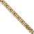 14k Yellow gold bracelet, 7 3/4". 17.76g