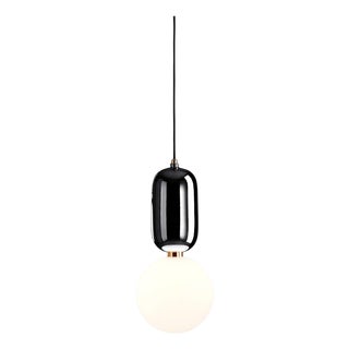 Aballs T Me Black Suspension Lamp by Jaime Hayon for Parachilna For Sale