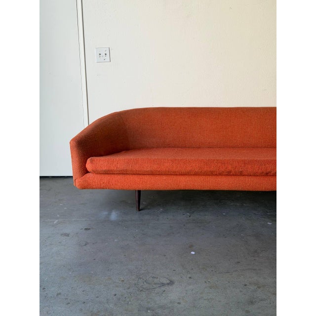 Iconic and sculptural, this “Cloud” sofa in style of Adrian Pearsall is a true Mid Century Modern statement piece....