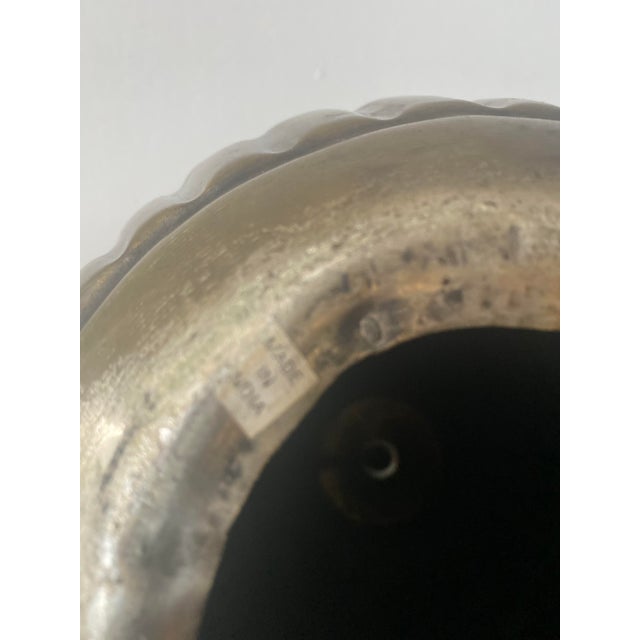 1970s Ribbed Melon Ball Table Lamp For Sale - Image 12 of 12