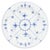 19th Century Blue Fluted Porcelain Plain Dish form Royal Copenhagen, 1800 For Sale - Image 5 of 5