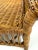Vintage Mid Century Rattan Ottoman For Sale - Image 9 of 11