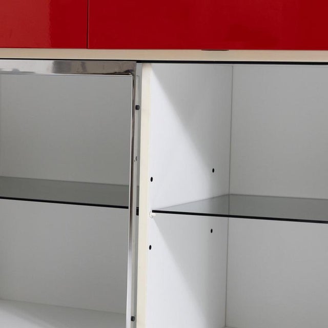 Wood Sheraton Sideboard by Ludovico Acerbis & Giotto Stoppino for Acerbis International, 1980s For Sale - Image 7 of 13