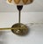 Light Yellow Vintage Hippie Table Lamp with Ashtray, Brass Base, & Wool Shade, 1970s For Sale - Image 8 of 10