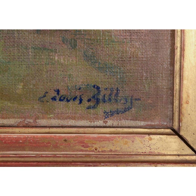 Eugène-Louis Gillot, Scene of Rural Life, Oil on Canvas, Framed For Sale - Image 9 of 10