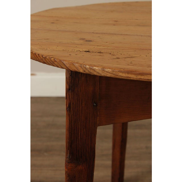 Antique English Pine Cricket Table For Sale - Image 10 of 12