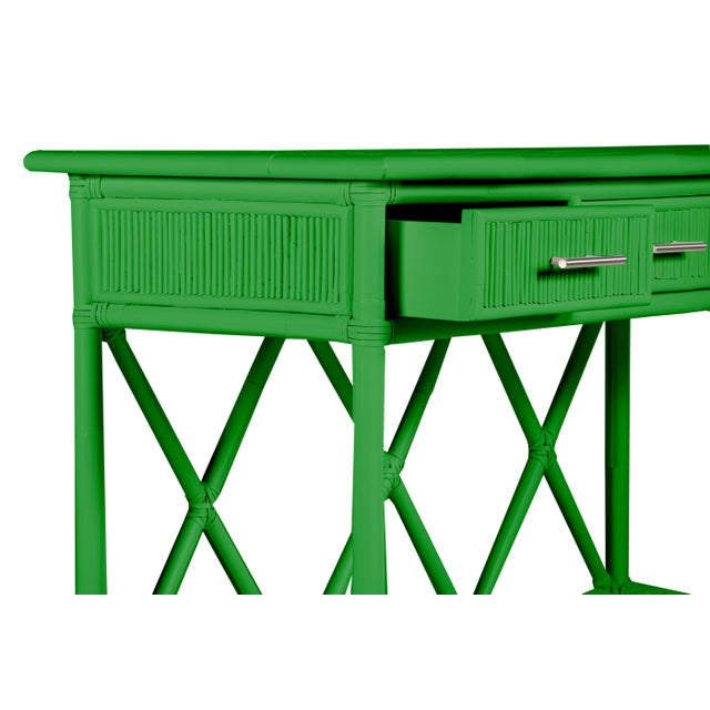 Not Yet Made - Made To Order Aruba Sideboard - Bright Green For Sale - Image 5 of 6
