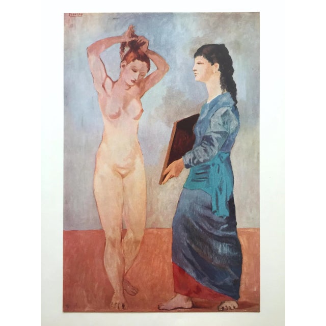 Pablo Picasso Vintage 1952 Authentic Lithograph Print " La Toilette " 1906 For Sale - Image 10 of 12