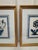 Metal Vintage Traditional Victorian Blue Floral Botanical Gold Framed Reproduction Prints, a Pair For Sale - Image 7 of 17