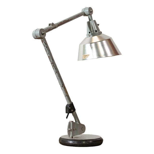 R2 Desk Lamp with Aluminum Shade from Midgard, 1950s For Sale