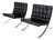 Leather Barcelona Chairs by Ludwig Mies van der Rohe for Knoll Inc., Set of 2 For Sale