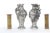 Silver Late 19th Century Silver Plated Pair Vases / Urns For Sale - Image 8 of 13