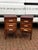Edwardian Bedside Tables in Oak, Set of 2 For Sale - Image 10 of 12