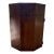 1950s Harvey Probber Decagon Walnut Cabinet, American Mid-Century Modern, Circa 1950 For Sale