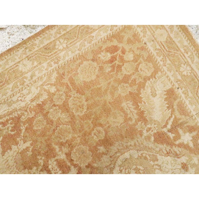 Galerie Shabab Collection Early 20th Century Indian Agra Accent Rug For Sale - Image 4 of 6