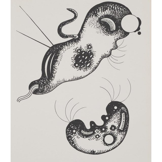Wassily Kandinsky (1866-1944) Composition with Two Faces Lithograph after the original drawing of 1933 Signed in the plate...