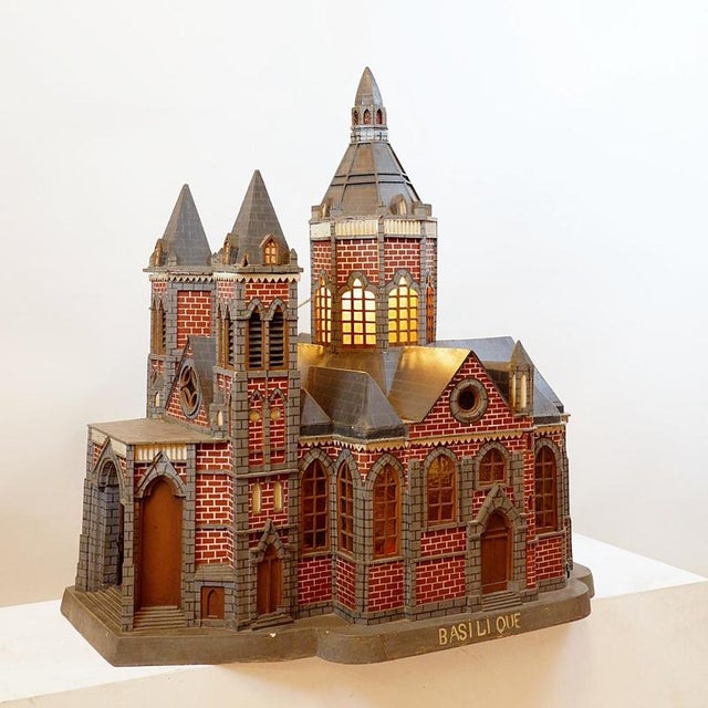 Basilica of Bonsecours Scale Model, 1940s For Sale - Image 13 of 13