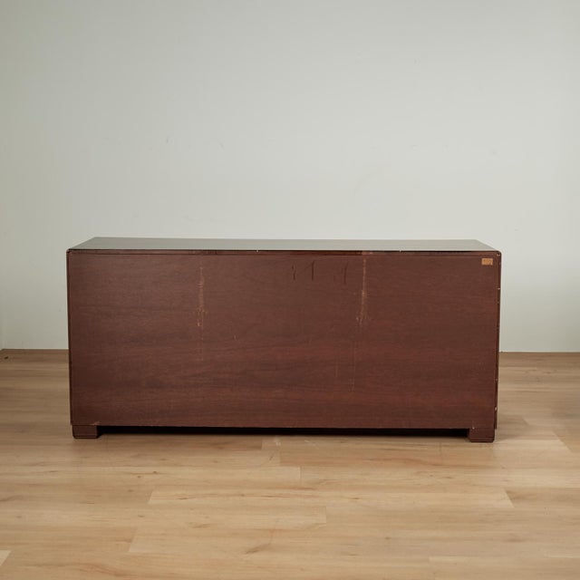 Vintage Campaign Style Chest or Dresser by Baker For Sale - Image 16 of 17