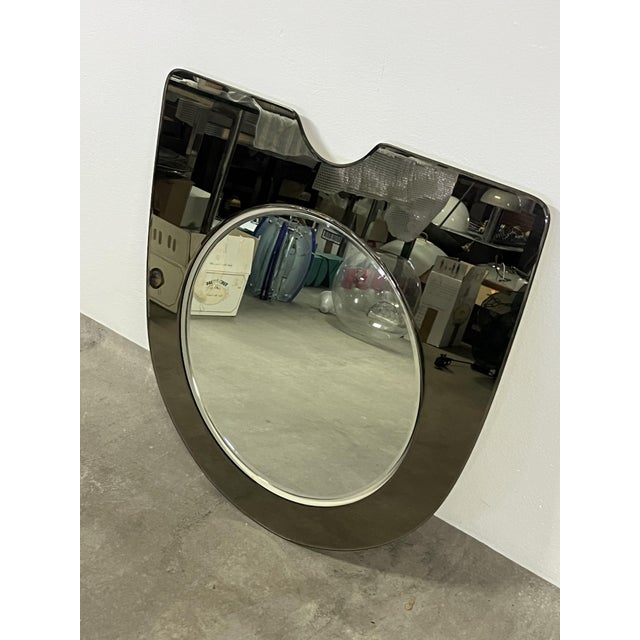 Glass Vintage Glass Wall Mirror from Murano, 1965 For Sale - Image 7 of 7