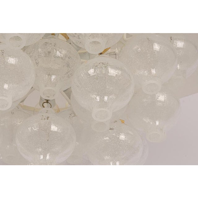 1960s Large Glass Flush Mount by Kalmar, Austria, 1960s For Sale - Image 5 of 15