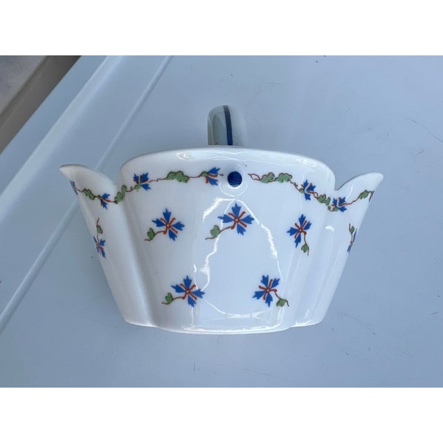 Mid 20th Century Mid 20th Century Porcelain Basket by Haviland Limoges Trinket or Candy Dish For Sale - Image 5 of 8