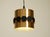 Original 1960s Space Age Pendant Lamp by Doria, Made of Copper-Anodized Aluminum and Black and White Lacquered Metal from Doria Leuchten For Sale - Image 9 of 18